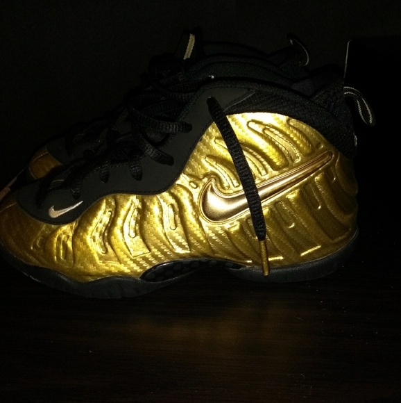 kids gold foamposite